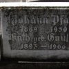 Pfaff Johann 1889-1950 Gausch Kath 1893-1966 Grabstein